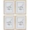 Northlight Wooden Picture Frames - for 5" x 7" Photos - Natural and White - Set of 4